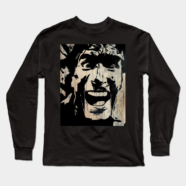 Who's Laughing Now?! Long Sleeve T-Shirt by KazArtDesigns